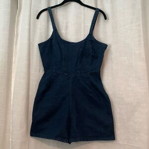 Derek Heart junior sz denim shorts romper sz M